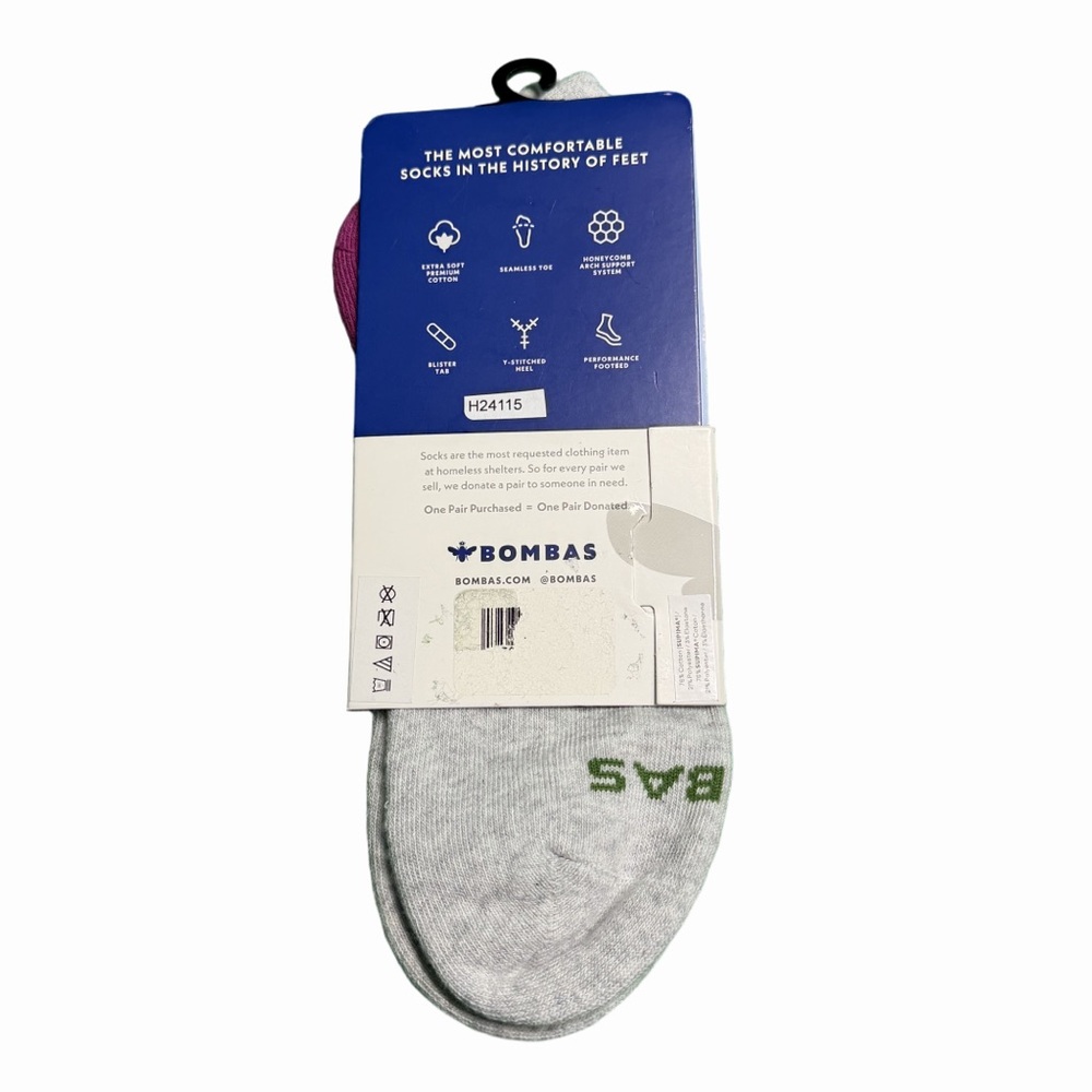 Bombas NEW Unisex Ankle Sock Size Medium 8-10.5 / 6-9 #260193 - Picture 4 of 7